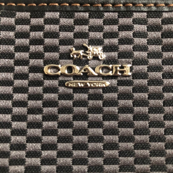 Coach Wristlet Legacy Jacquard Small grey/black - Picture 6 of 6